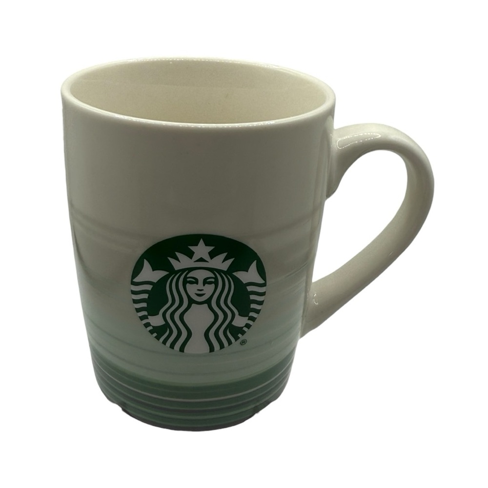 Starbucks 2021 Green Ombre Ceramic Coffee Mug – 10 oz